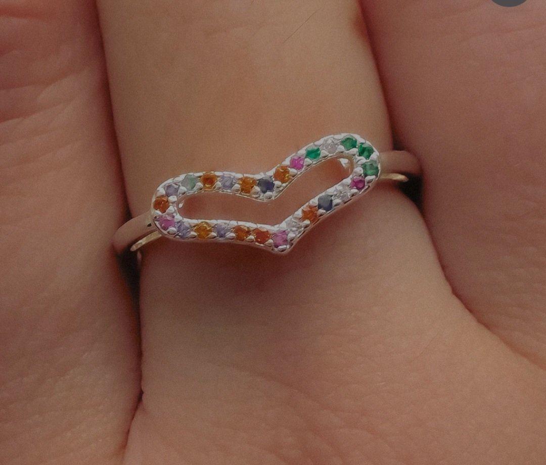 Anillo Acero Blanco