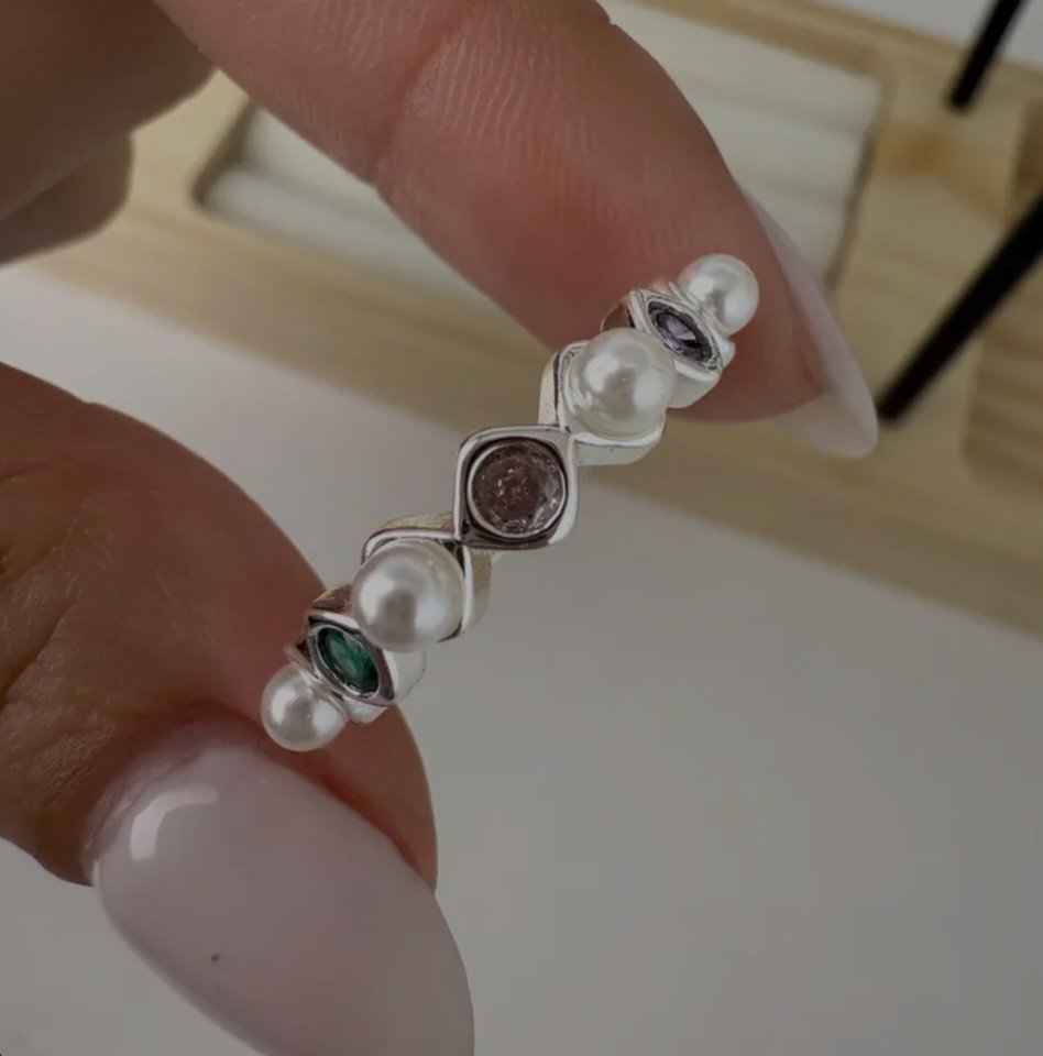 Anillo Acero Blanco