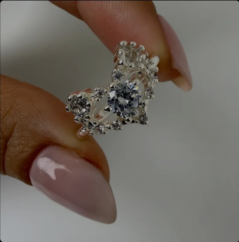 Anillo Acero Blanco